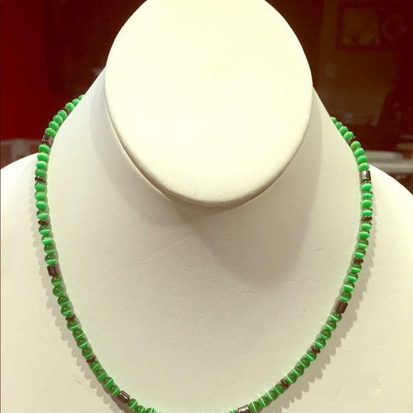 Hematite with different colors of glass. - Picture 1 of 8